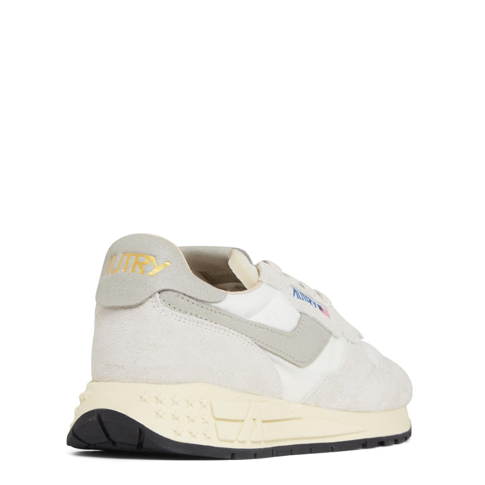 Sneakers "Reelwind" in suede beige WWLM-NC04 WHT/NAT AUTRY 