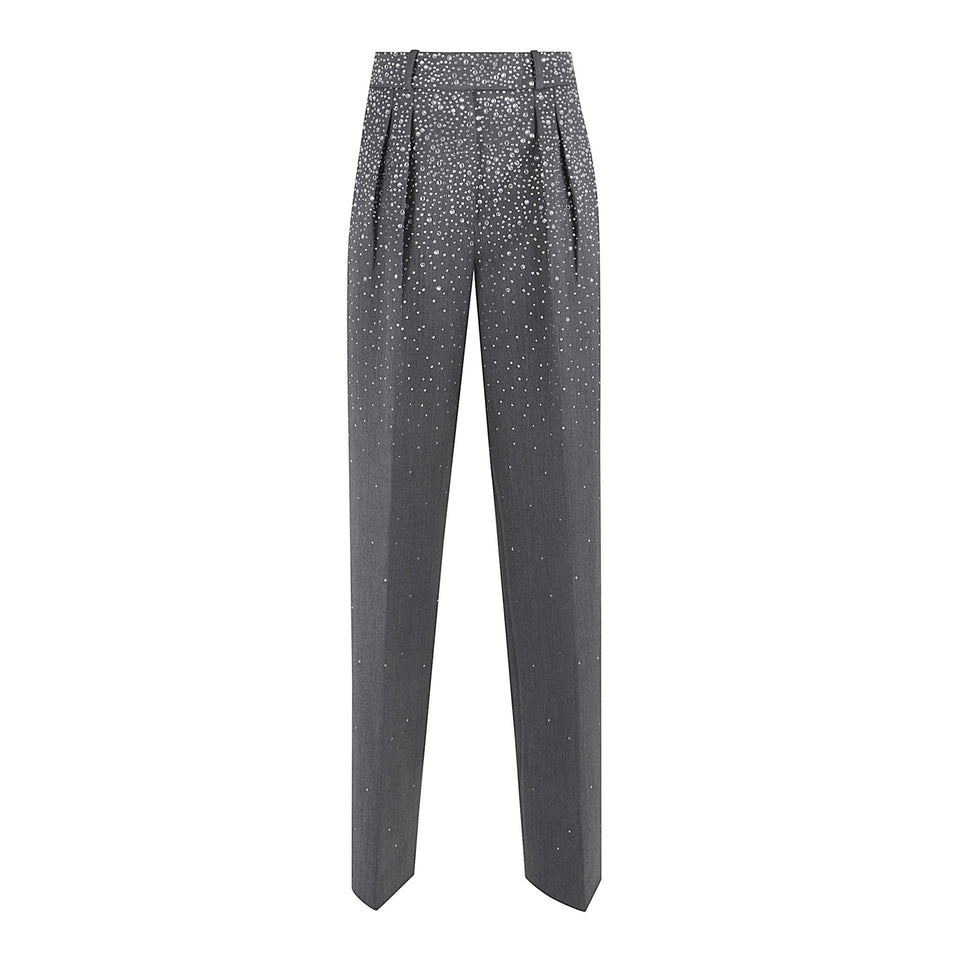 Pantalone sartoriale in lana grigio P0112FW25 GREY ALEX PERRY 