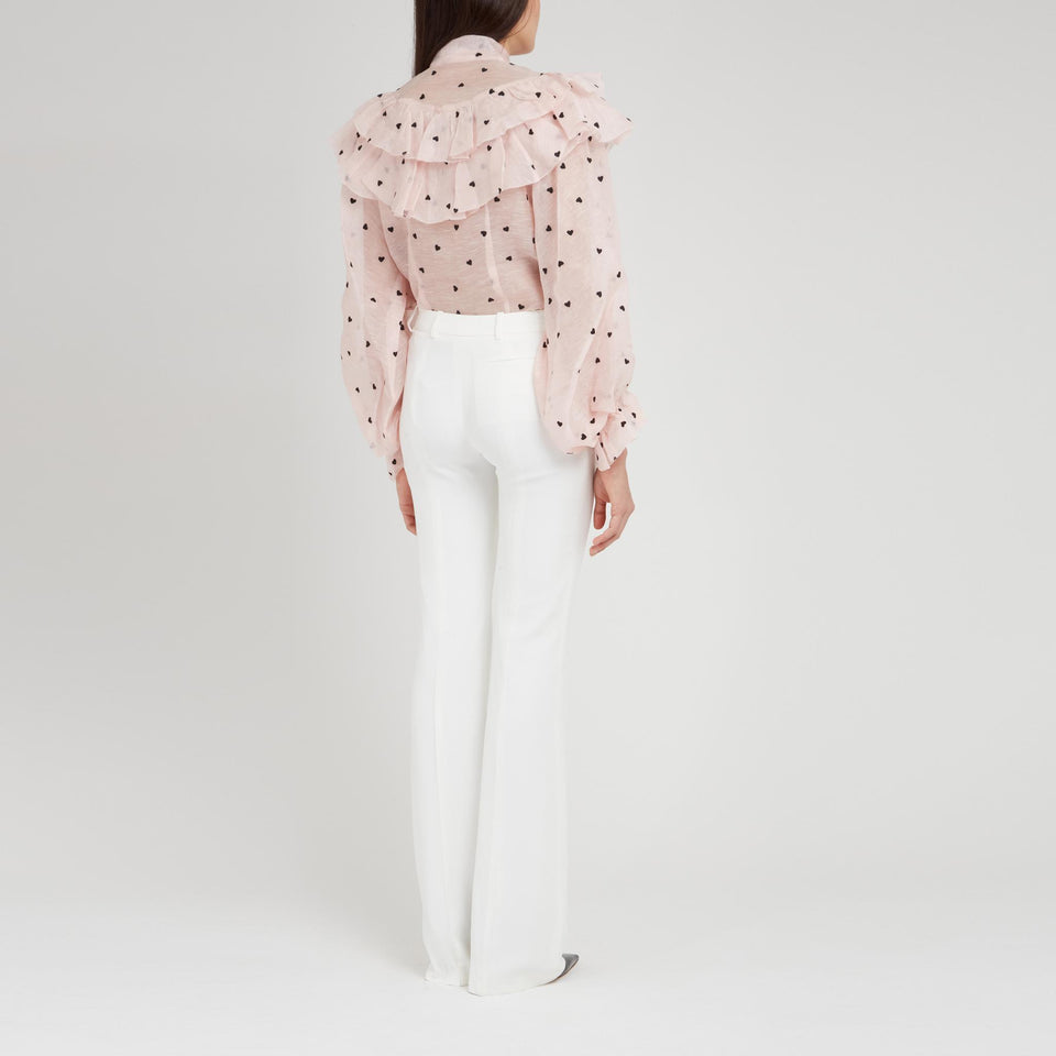 Pink Silk "Crush" Shirt