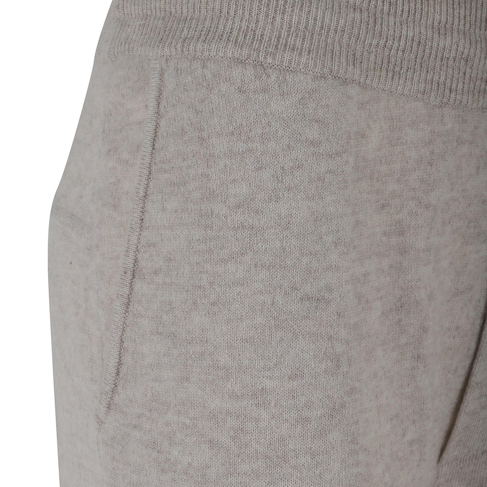 Pantalone "Beaumont" in cashmere grigio 2022168 OY LISA YANG 