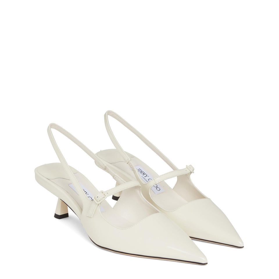 Decolletè "Didi" 45 in pelle bianca DIDI45 PATLATTE JIMMY CHOO 