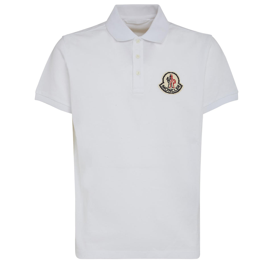 White cotton polo