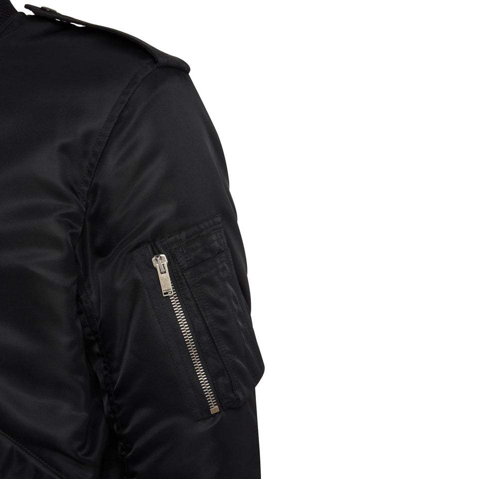 Giubbotto in nylon nero - GIO MORETTI