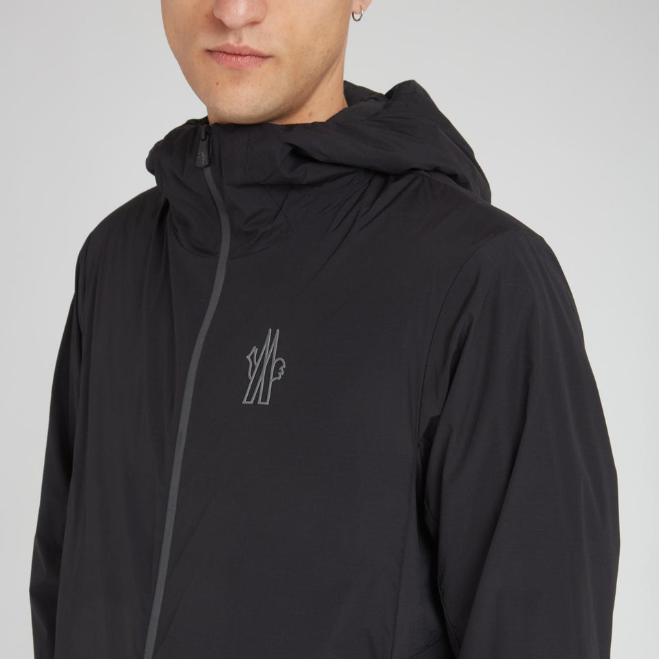 "Bissen" jacket in black technical fabric