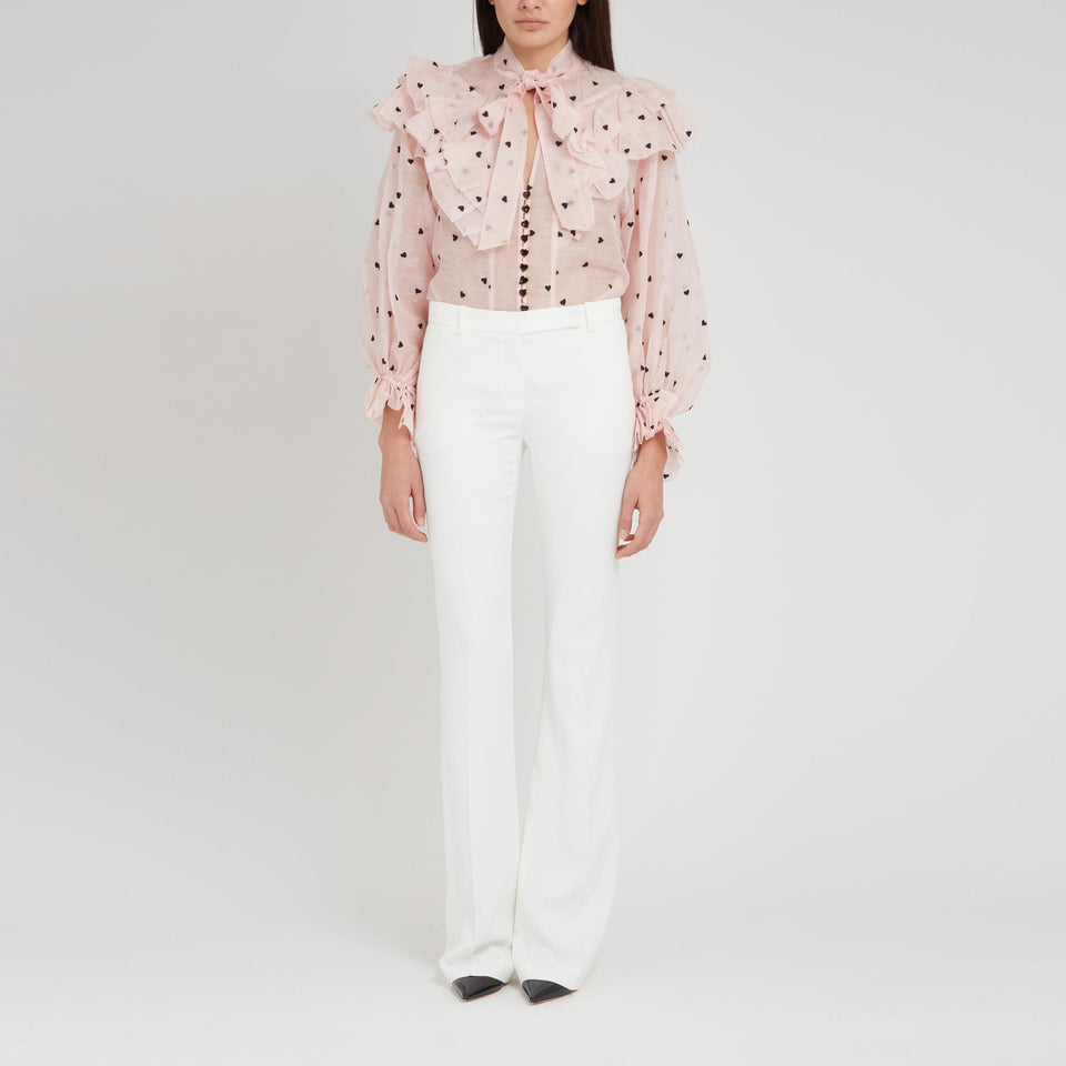 Pink Silk "Crush" Shirt