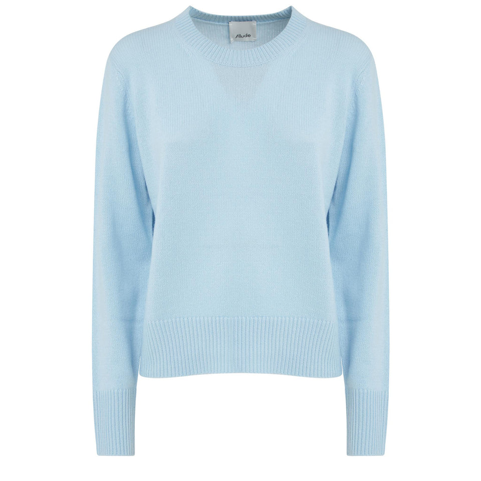 Maglia in cashmere azzurra
