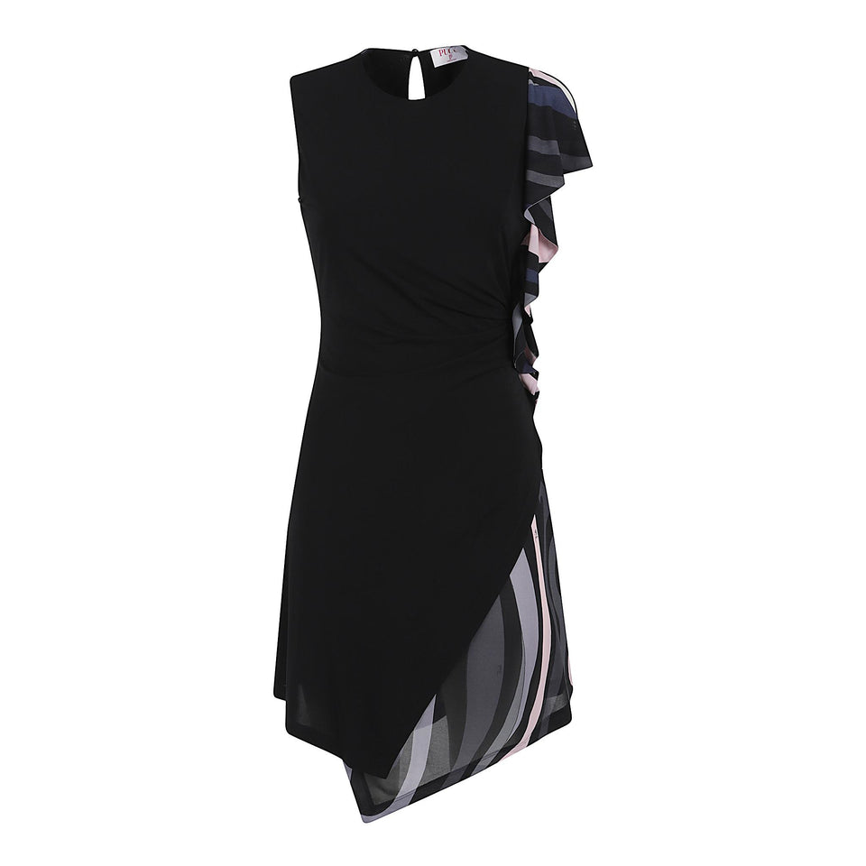 Abito in jersey nero 5UJG61 5U627999 EMILIO PUCCI 