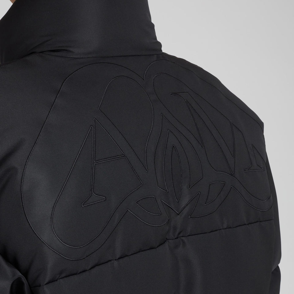 Giubbotto in nylon nero