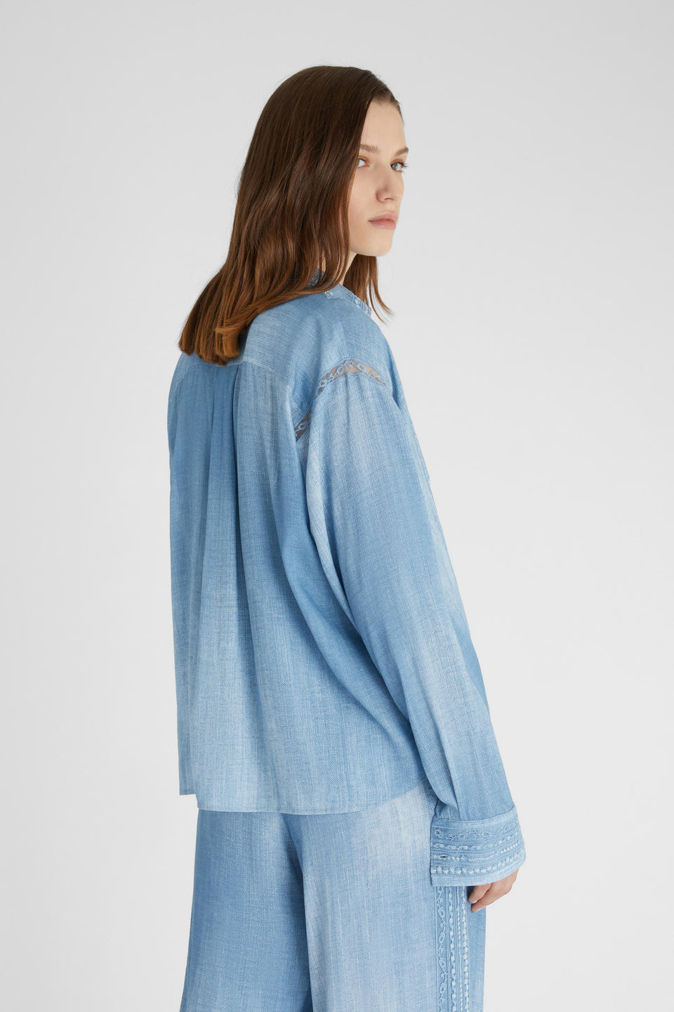 Light blue denim shirt
