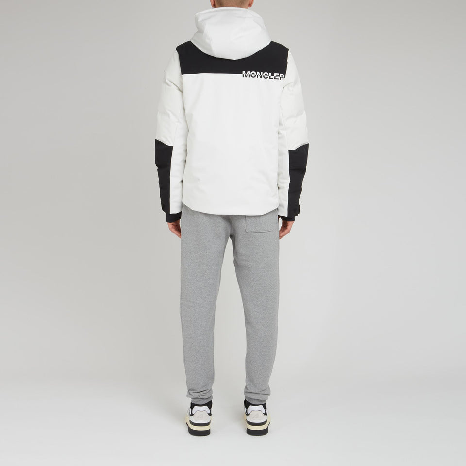 "Curtis" down jacket in white fabric