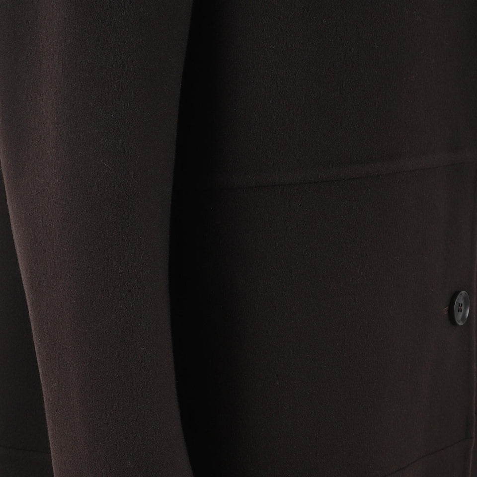 Cappotto in cashmere marrone D60639 DK05I3816MARRONE KITON 