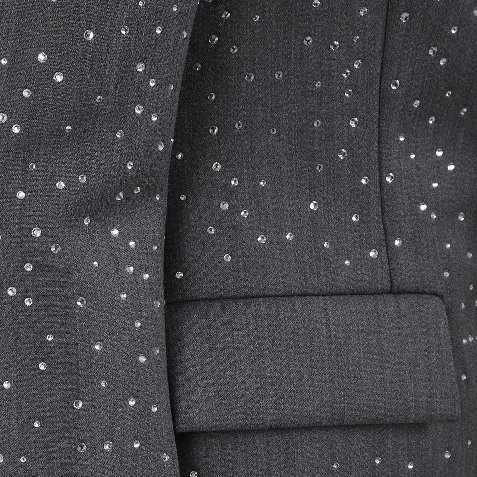 Blazer in lana grigio J0139FW25 GREY ALEX PERRY 