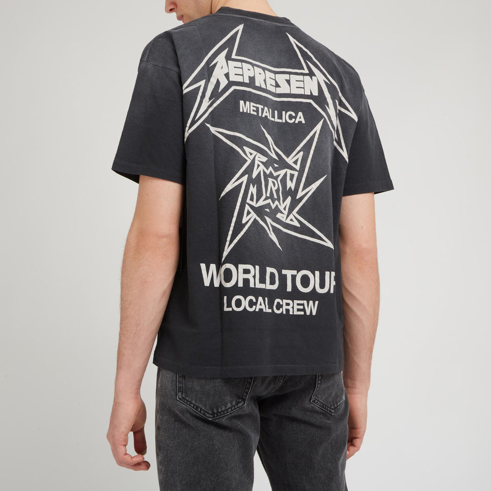 T-shirt in cotone nera