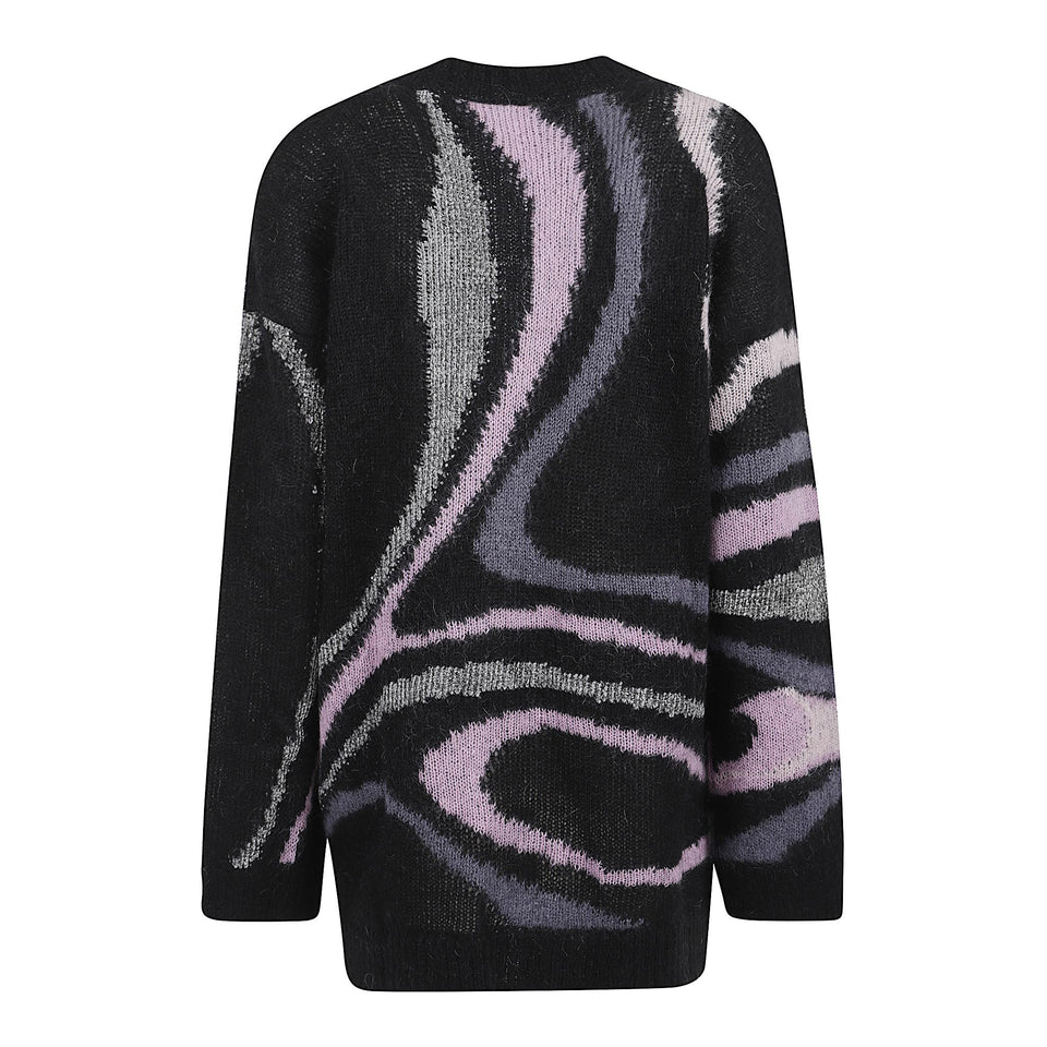 Cardigan in lana multicolor 5UKQ81 5U967002 EMILIO PUCCI 