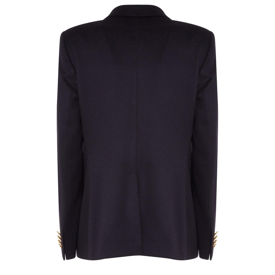 Giacca doppio petto ''J-Parigi'' in lana blu