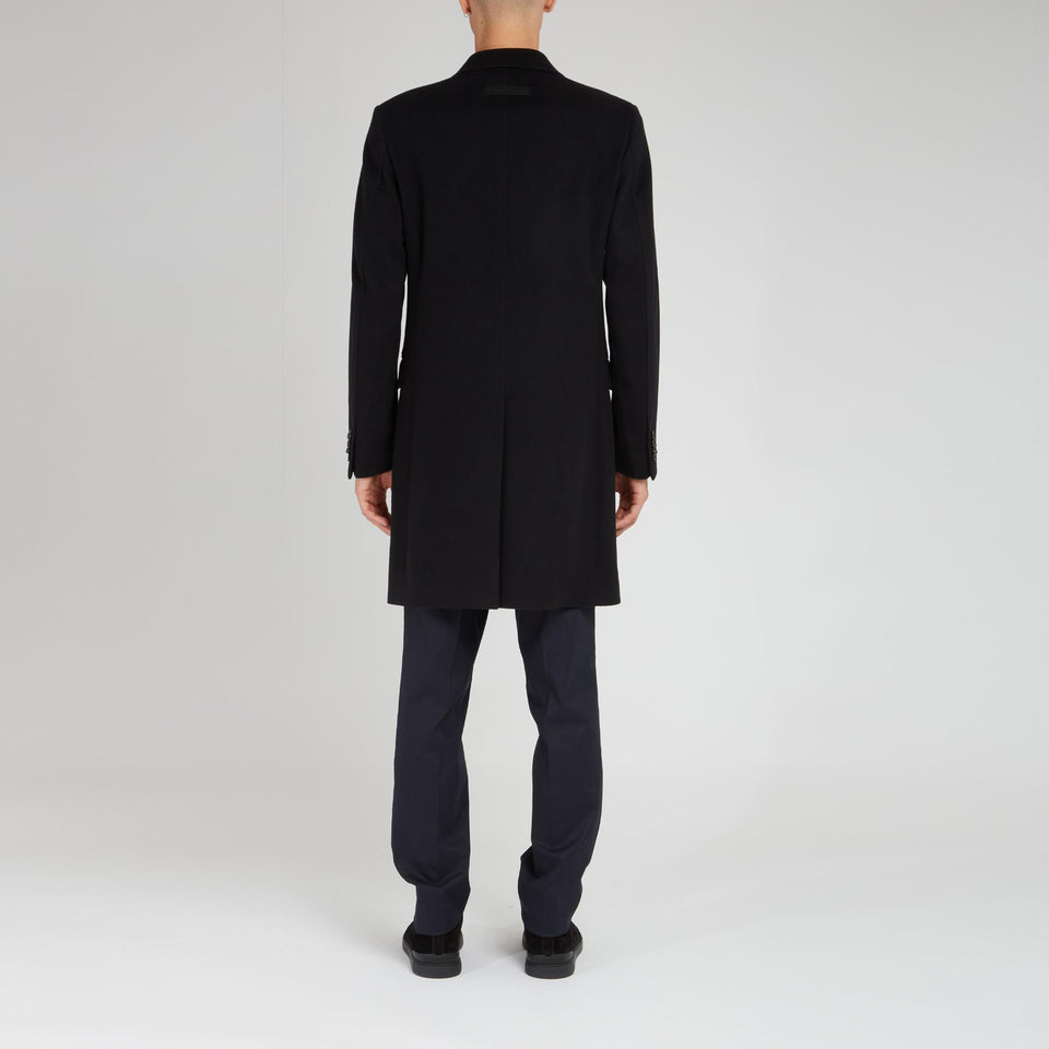 Cappotto in lana nero
