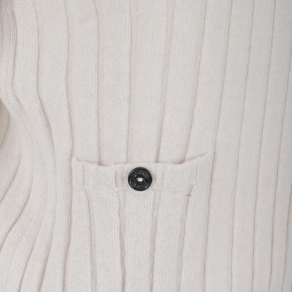 Maglia in cashmere bianca C303723 247 BARRIE 