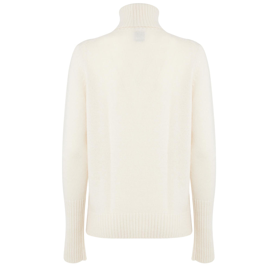 Maglia in cashmere beige