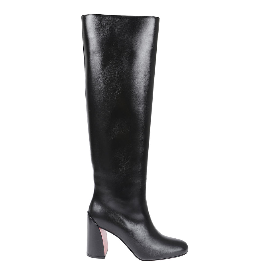 Stivale "Janitta" 85 in pelle nero 3250544 BK01 CHRISTIAN LOUBOUTIN 