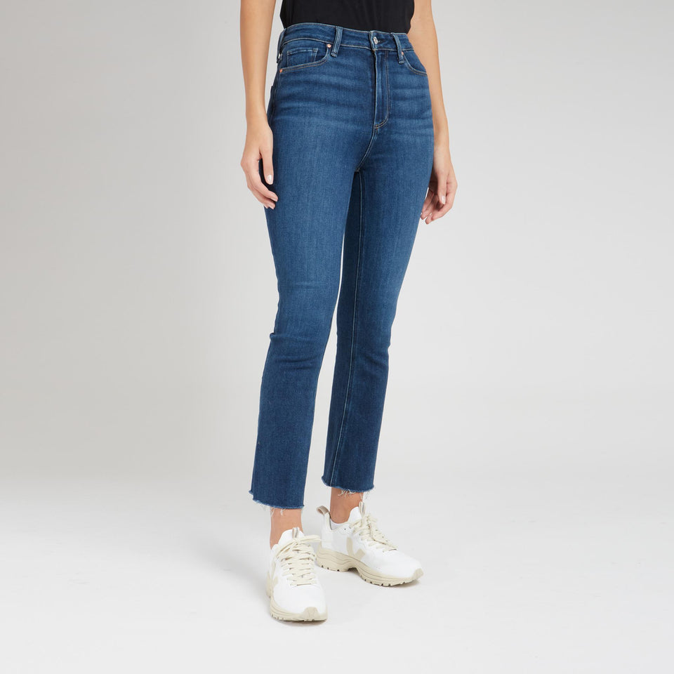 Jeans "Claudine" in denim blu