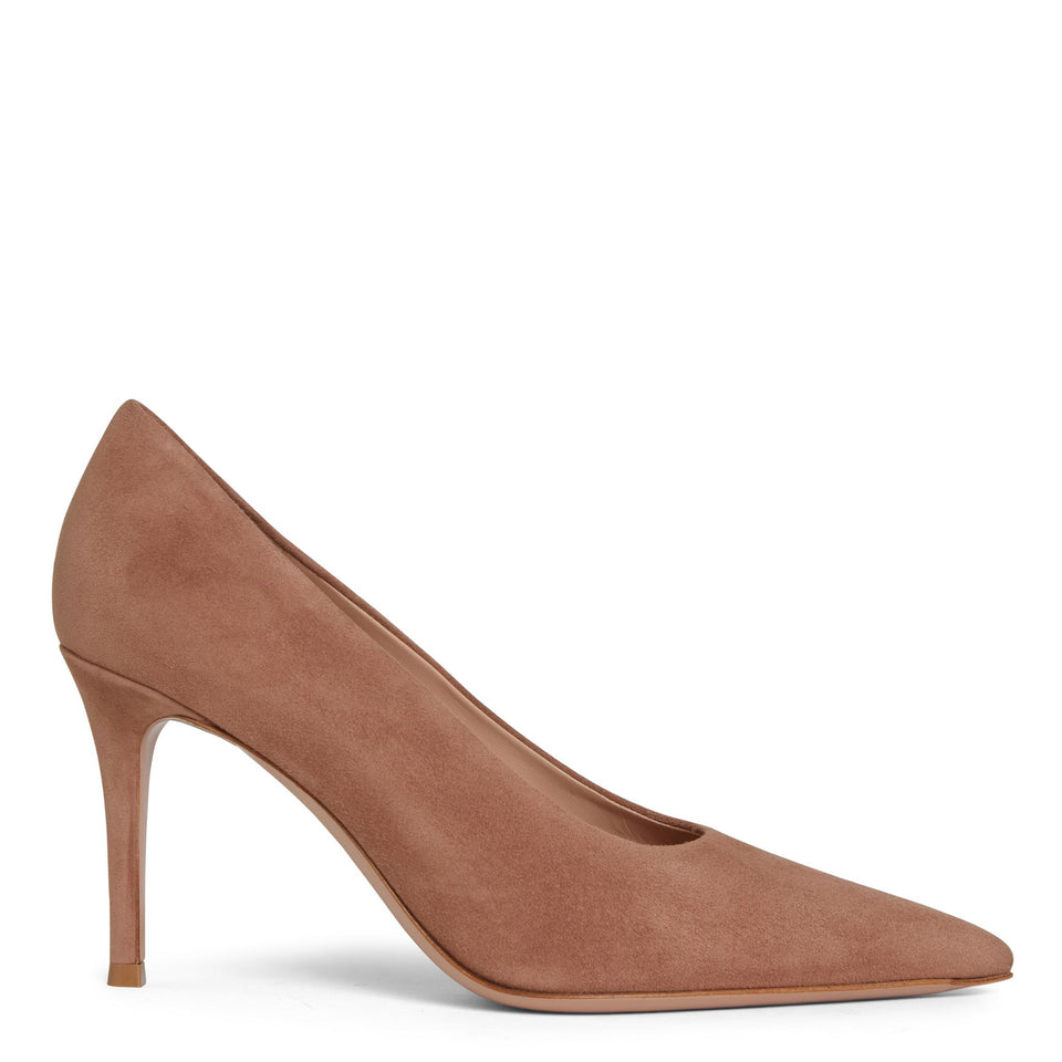 Dècolletè ''Robbie 85'' in suede marroni G22277 85RIC-CAMPRAL GIANVITO ROSSI 