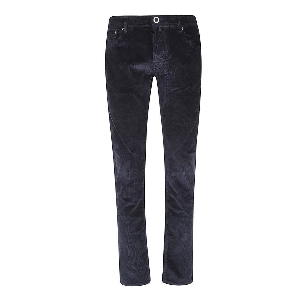 Pantalone in velluto navy QE006036 S3653Y99 JACOB COHEN 