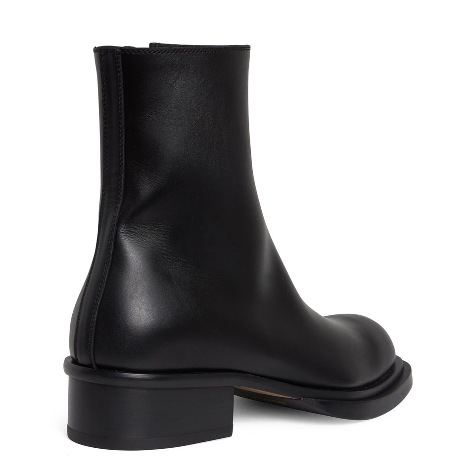 Stivaletto ''Stack'' in pelle nero 750383 WIDY01000 ALEXANDER MCQUEEN 