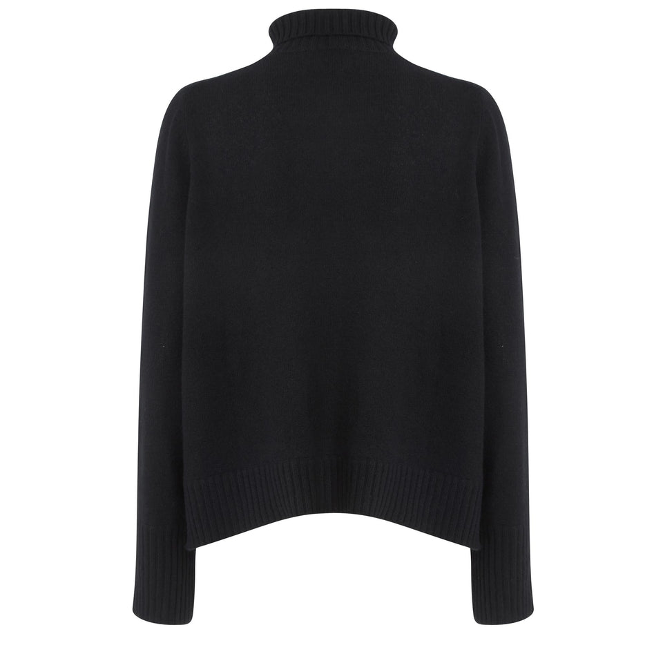 Maglia in cashmere nera