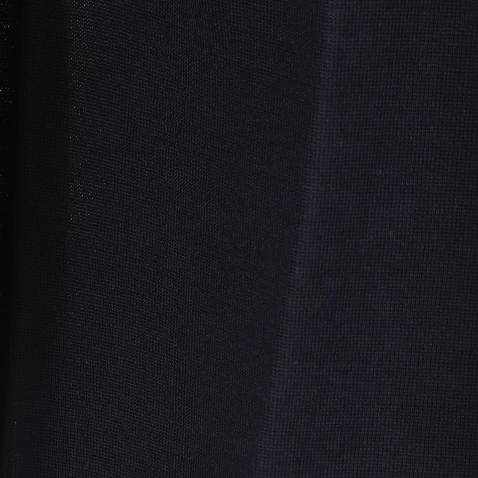 Polo in cashmere navy FW25K40LPRO 9905 BRETT JOHNSON 
