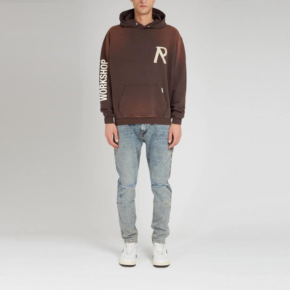 Brown cotton sweatshirt