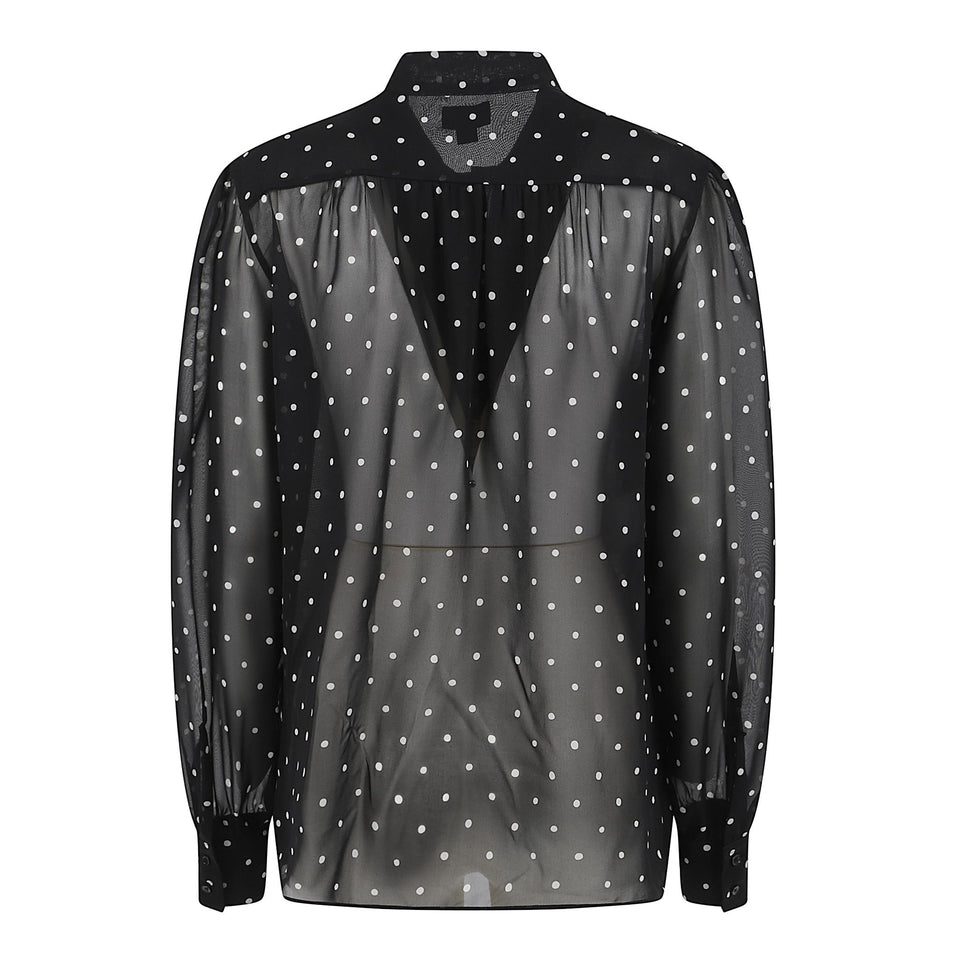 Blouse in seta nera PVCA1117 53PRIP091 GIAMBATTISTA VALLI 