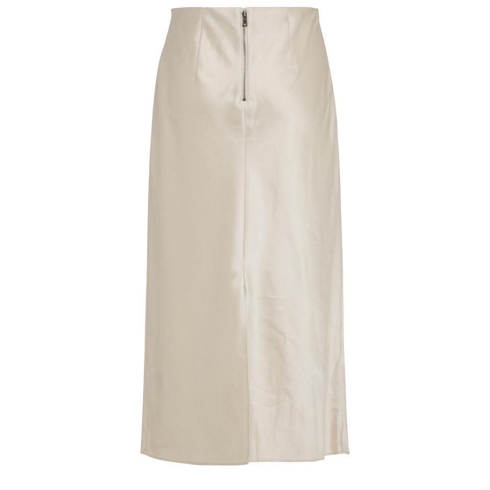 Gonna "Maeve" in tessuto beige