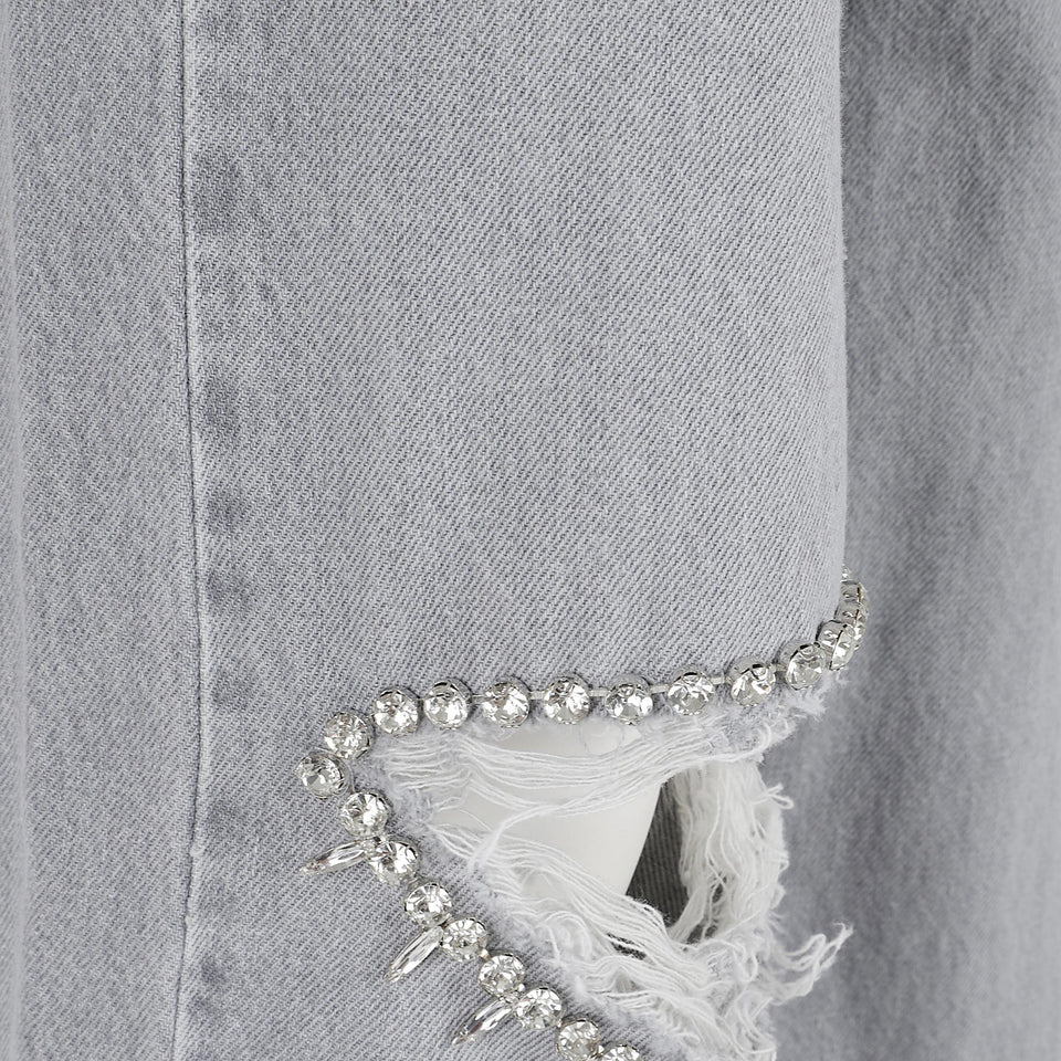 Jeans in denim grigio PA0070DE01 GRY AREA NEW YORK 