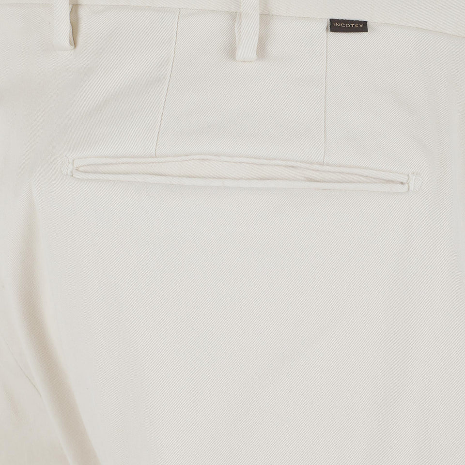 Pantalone in cotone bianco 1W0030 40947022 INCOTEX 