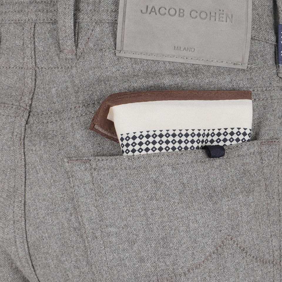 Pantalone in lana grigio QW006001 S3679D477 JACOB COHEN 