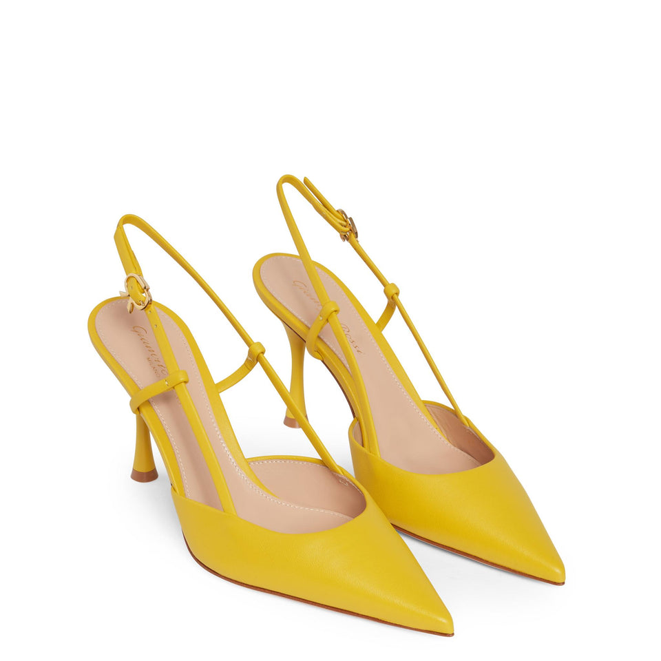 Decolletè "Ascent" in pelle gialla G95335 85LACNAPYELL GIANVITO ROSSI 