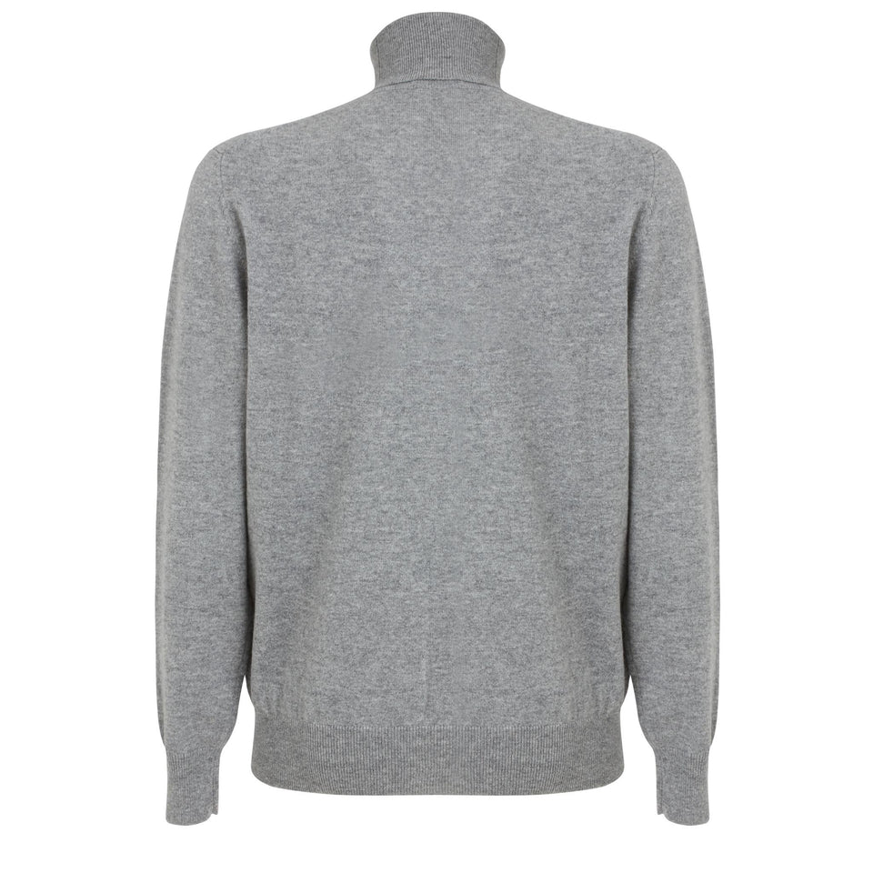 Maglia in cashmere grigia