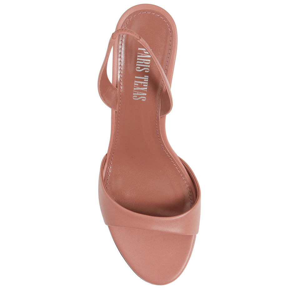 Slingback "Lidia" in pelle rosa PX1634 XNPP3ROSE PARIS TEXAS 
