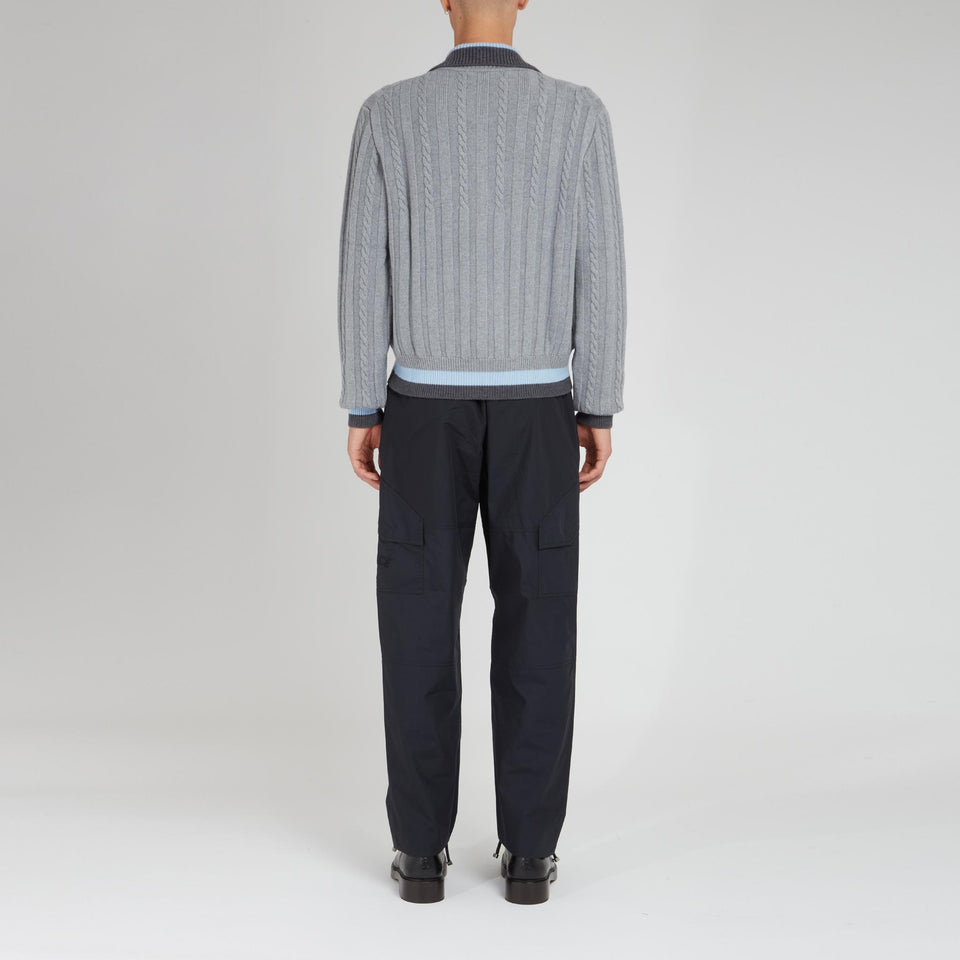 Maglia ''90S Vintage'' in cotone grigia