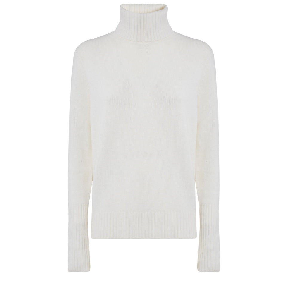 Maglia in cashmere bianca