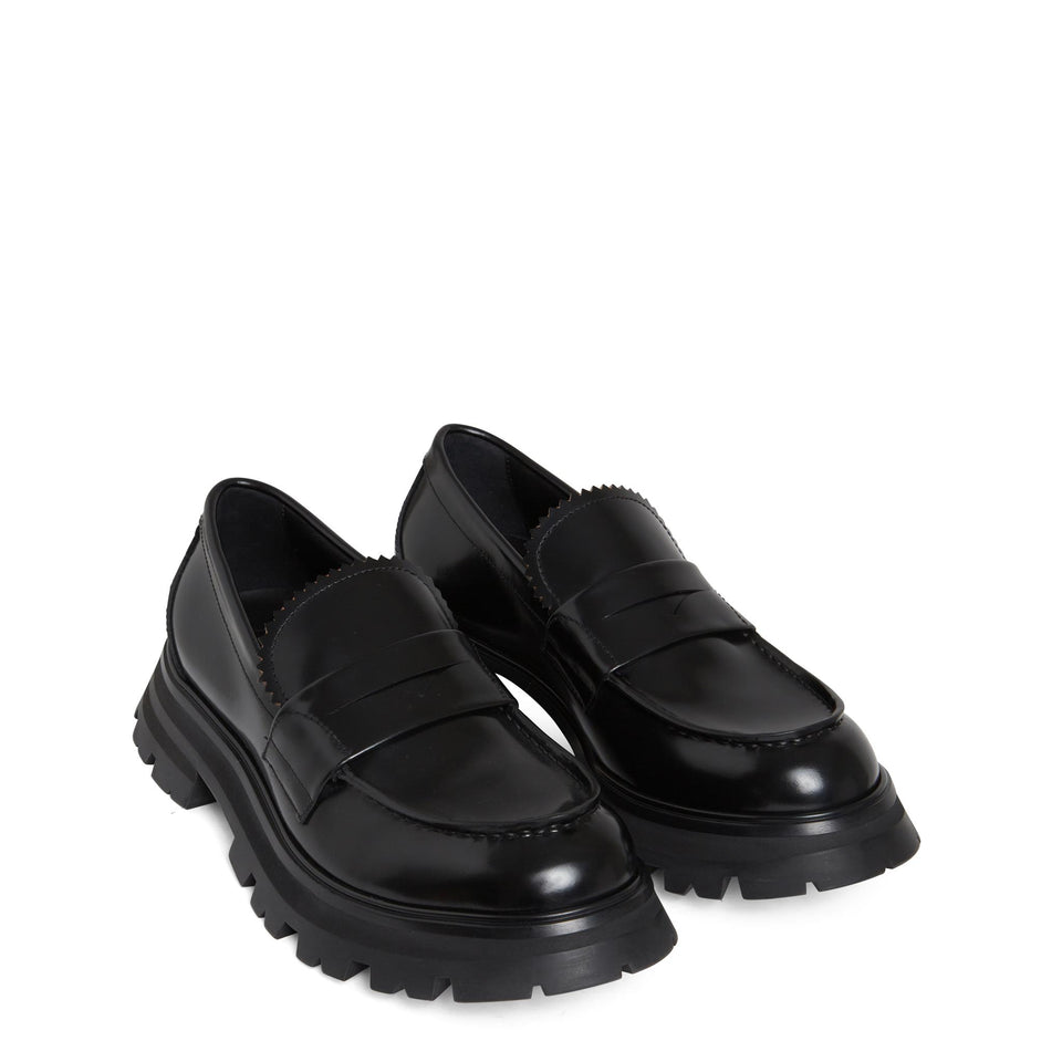 Mocassino ''Wander'' in pelle nero 666328 WHZ801000 ALEXANDER MCQUEEN 