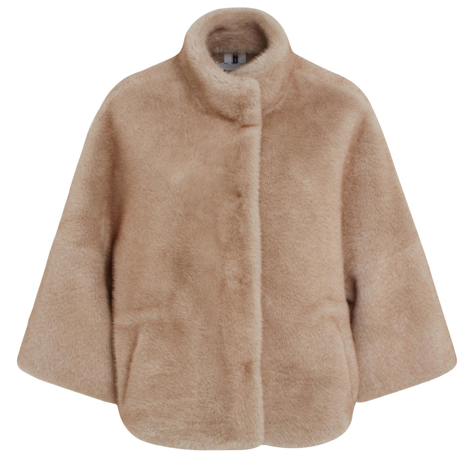 Giacca in shearling beige 8469 SHELL SWORD 