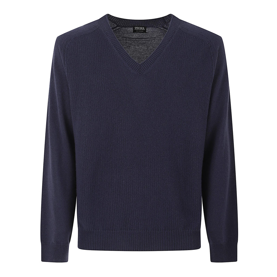 Maglia in lana blu RUGK68A2 400B06-001 ZEGNA 