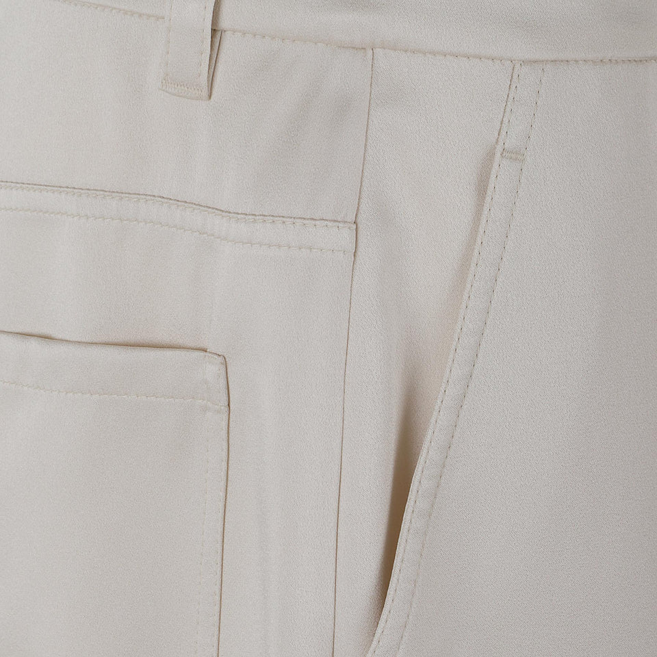 Pantalone sartoriale in tessuto beige M0H38P8724 C9597 BRUNELLO CUCINELLI 