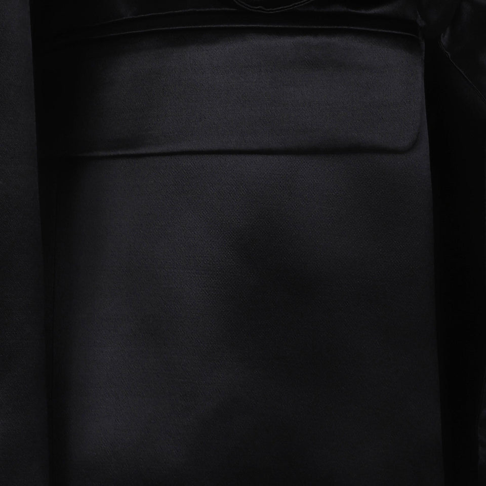 Blazer a kimono in raso nero TM183006A TNV127999 THE ANDAMANE 