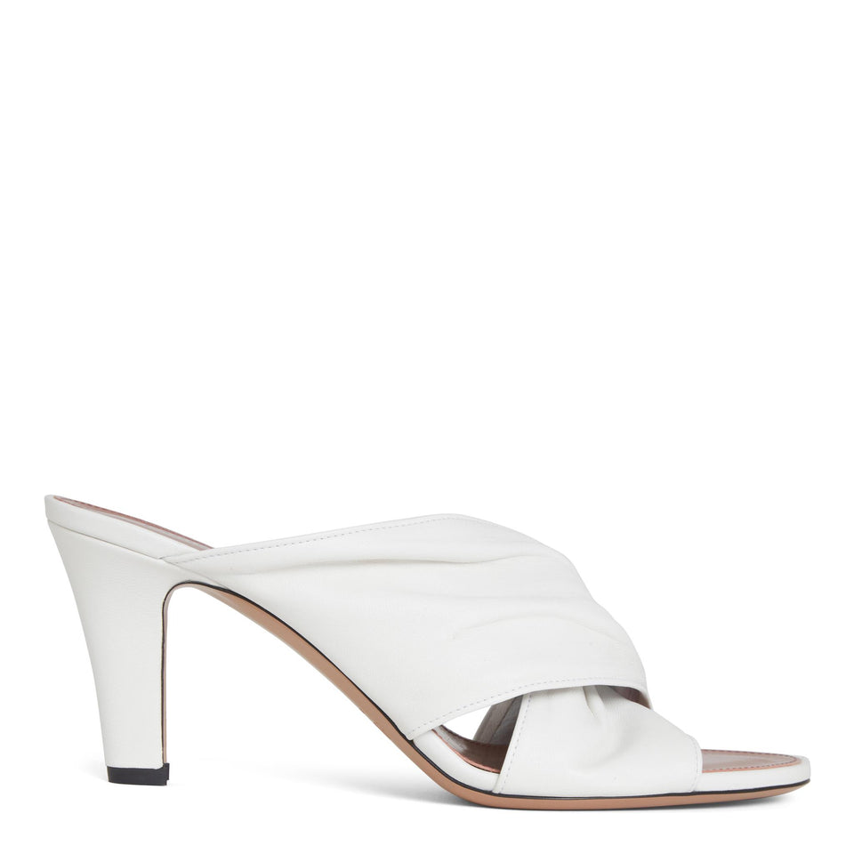 Sandalo "Maria" in pelle bianca PX1611 XNPPSWHITE PARIS TEXAS 