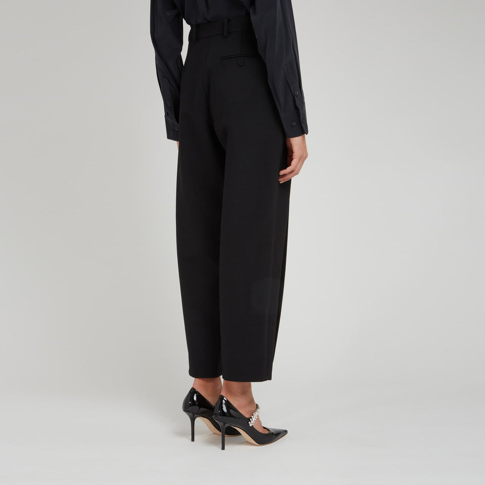 Pantalone sartoriale in tessuto nero P0030NP24CS001 BK001 ELIE SAAB 