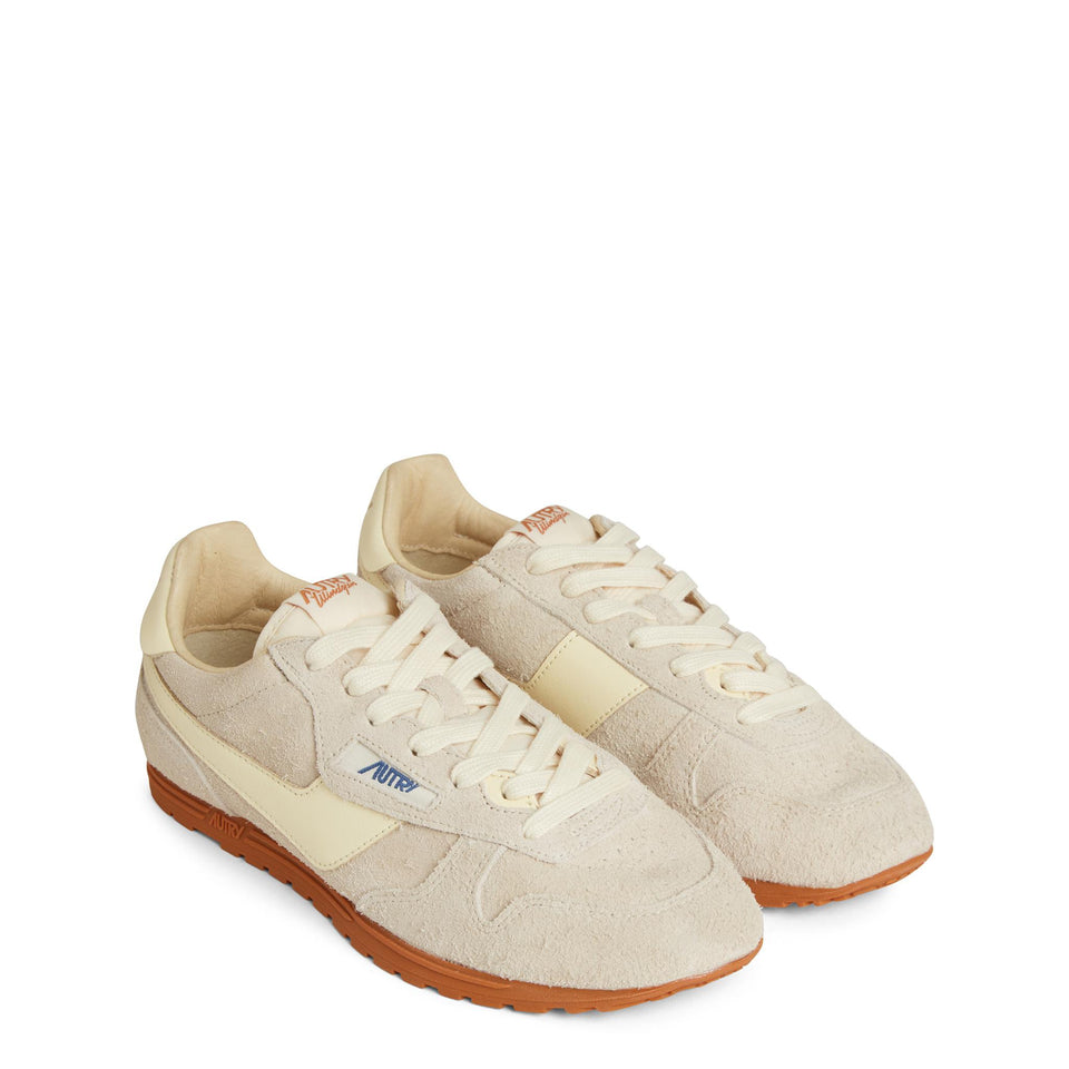 Sneakers ''Windspin'' in suede beige WSLW-UB01 WIFE/RUT AUTRY 