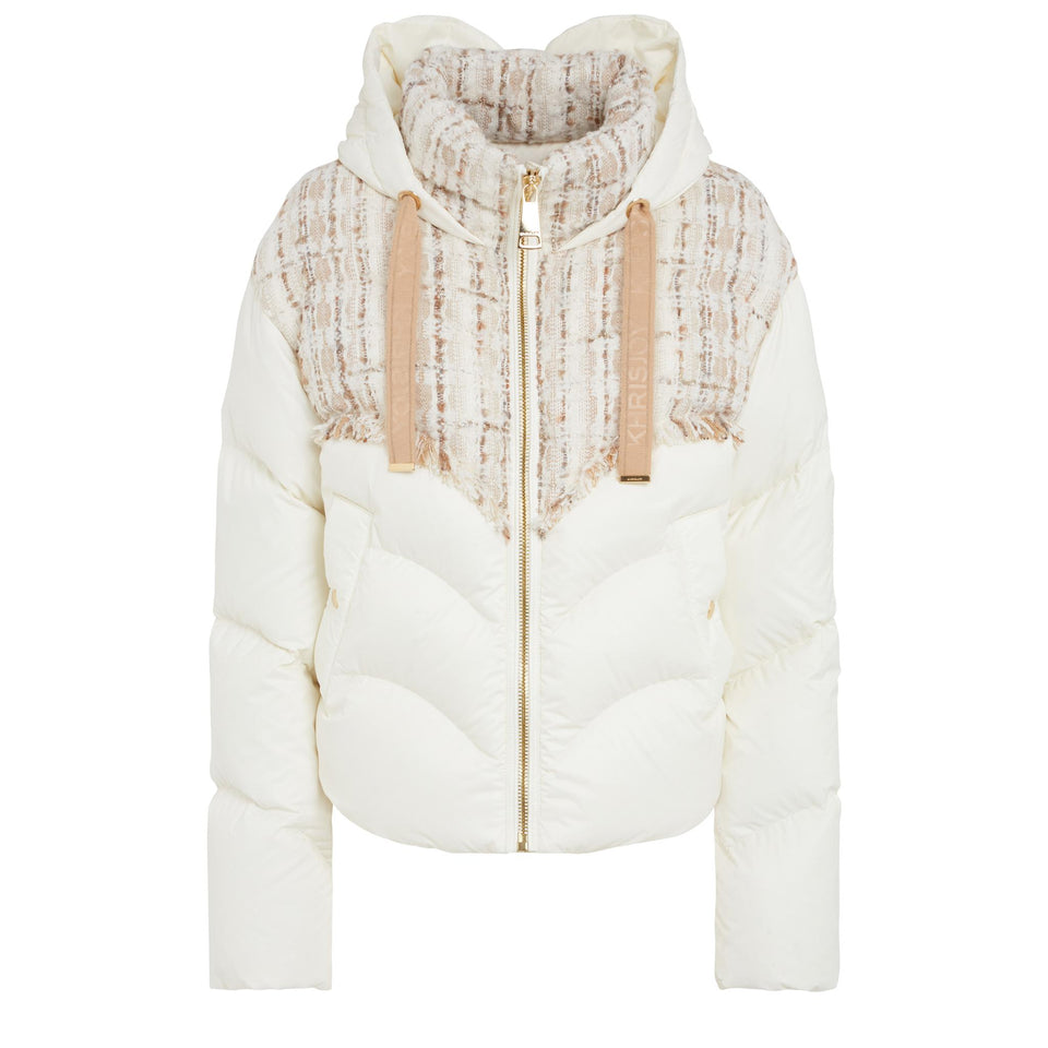 Piumino ''Hug'' in tessuto bianco