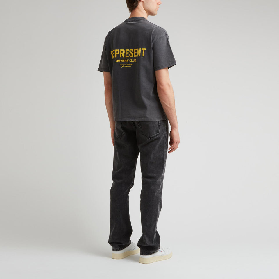 ''Owners club'' t-shirt in gray cotton
